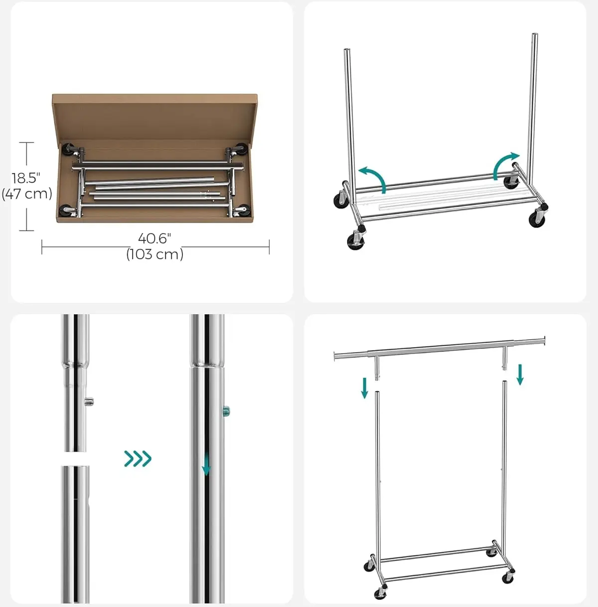 Cuier Songmics HSR13S (Silver)