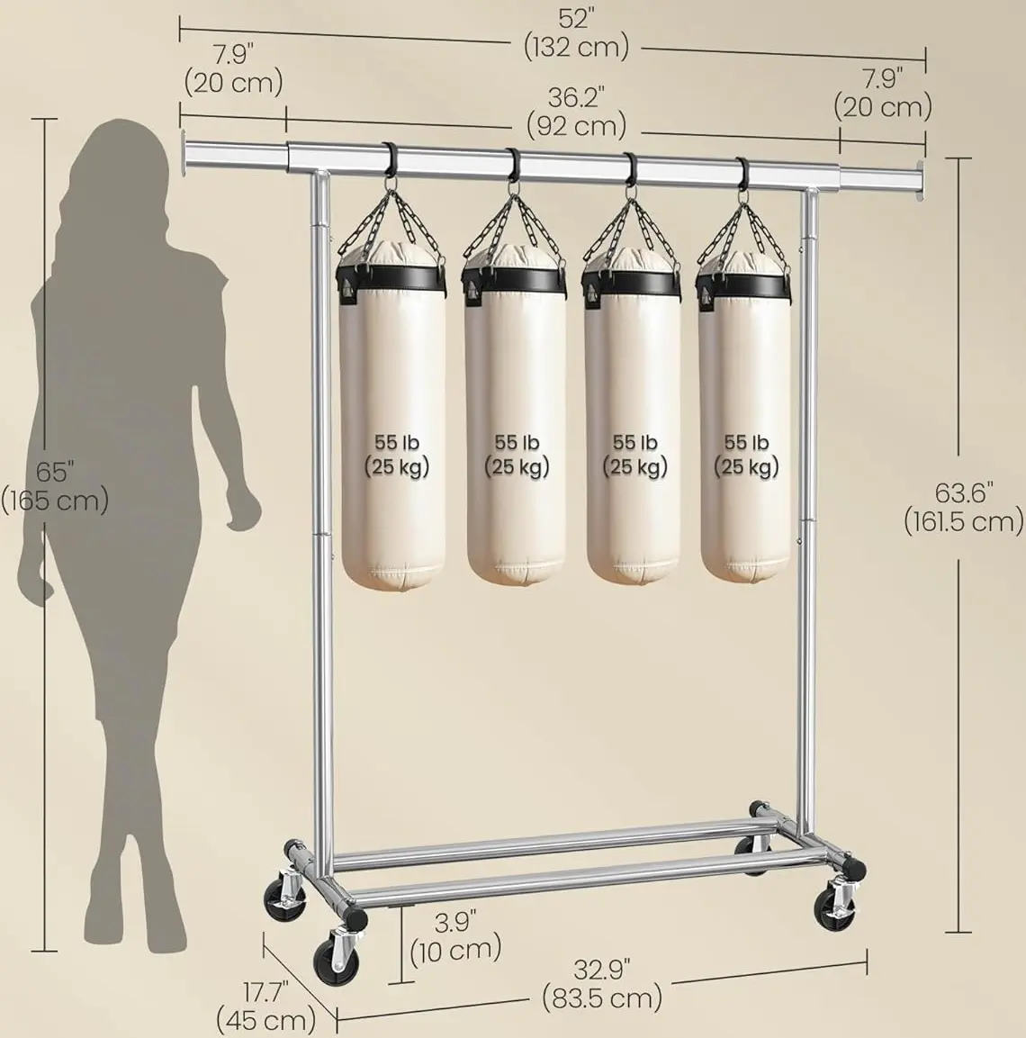 Cuier Songmics HSR13S (Silver)