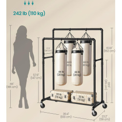 Вешалка Songmics HSR60B (Black) Thumb