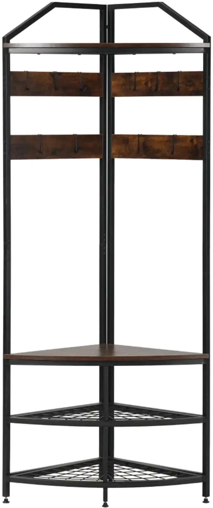 Вешалка Tempo Kondela Elviro (Rustic Oak/Black) - 2