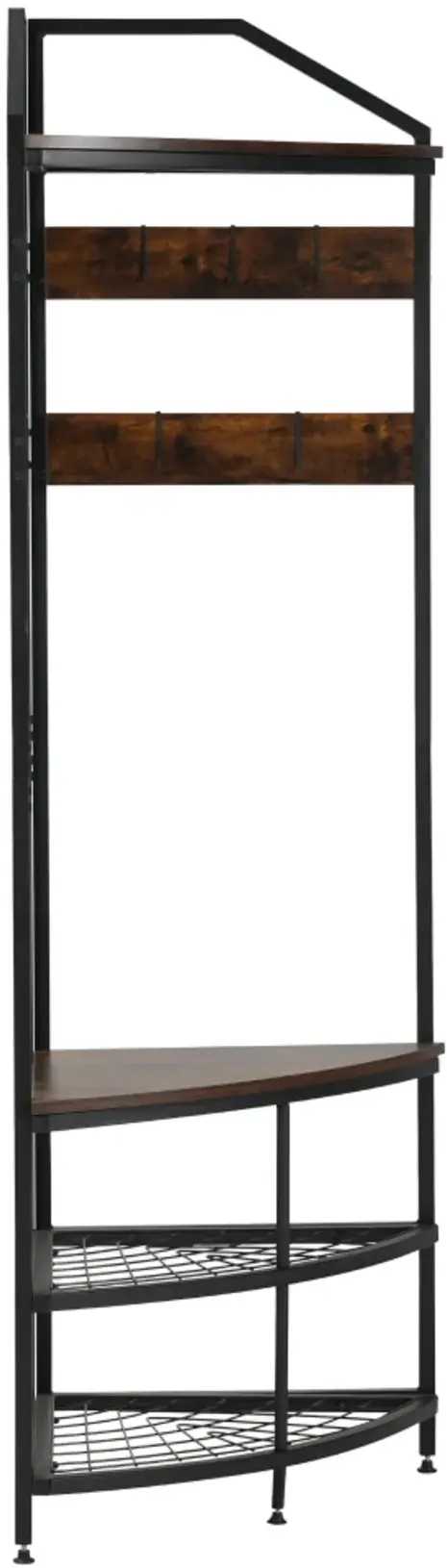 Вешалка Tempo Kondela Elviro (Rustic Oak/Black) - 3