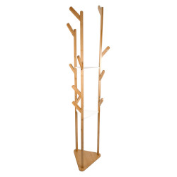 Вешалка Tempo Kondela Gael (White/Bamboo) Thumb