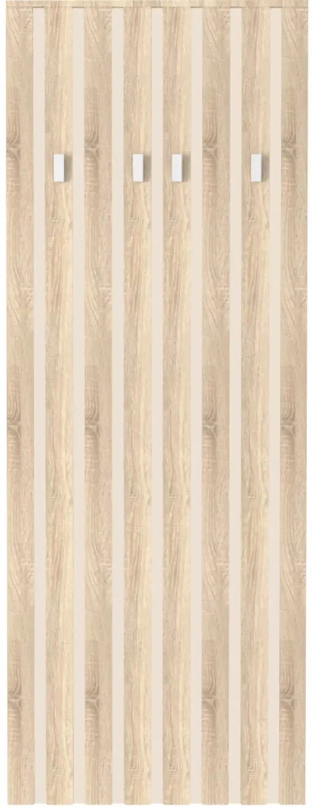 Вешалка Tempo Kondela Vertio WIE67 (Sonoma Oak/Cashmere) - 2