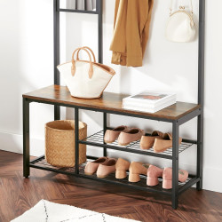 Вешалка Vasagle HSR050B01V1 (Rustic Brown/Black) Thumb