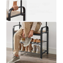 Вешалка Vasagle HSR40B (Rustic Brown/Black) Thumb