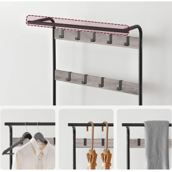 Cuier Vasagle HSR40MB (Greige/Black) Thumb