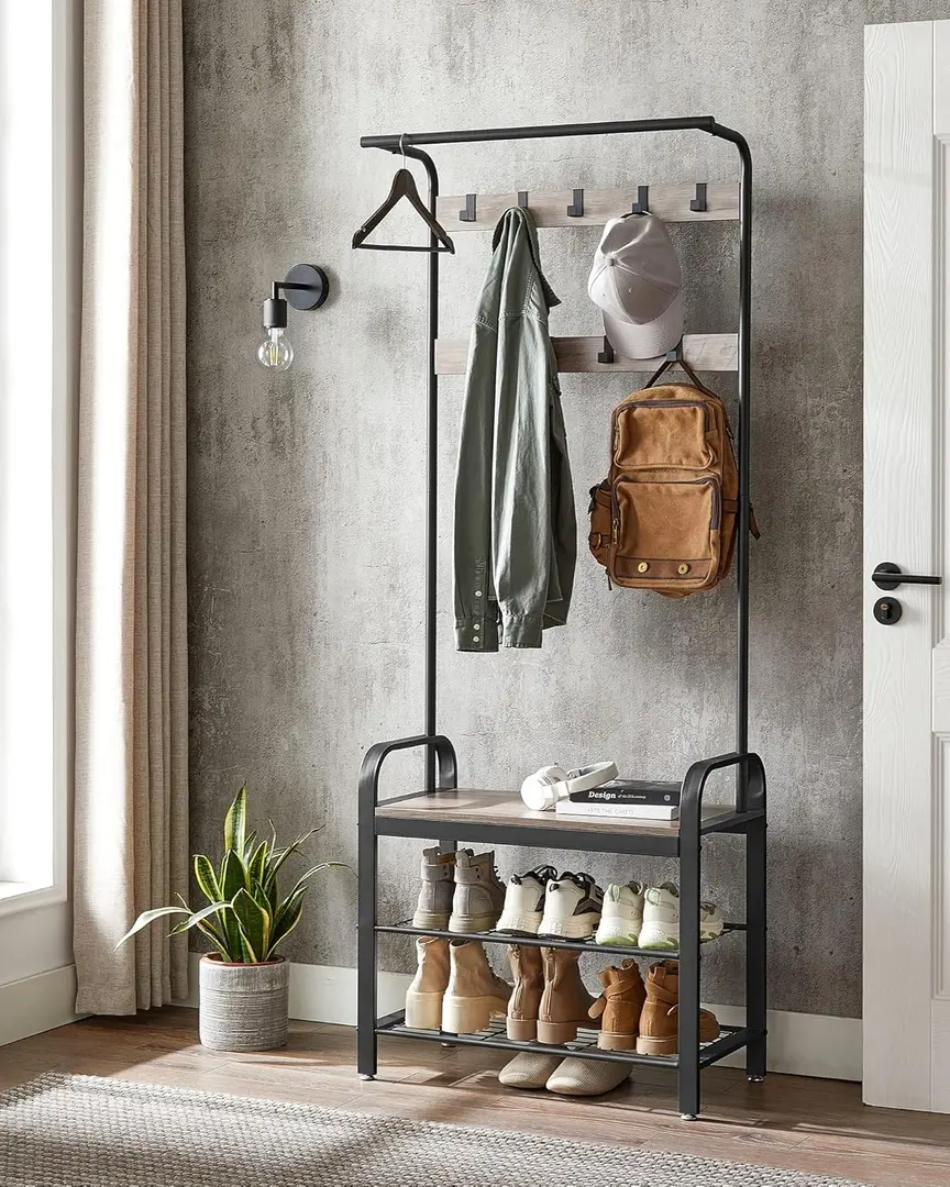 Cuier Vasagle HSR40MB (Greige/Black)