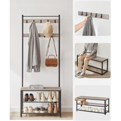 Cuier Vasagle HSR41MB (Greige/Black) Thumb