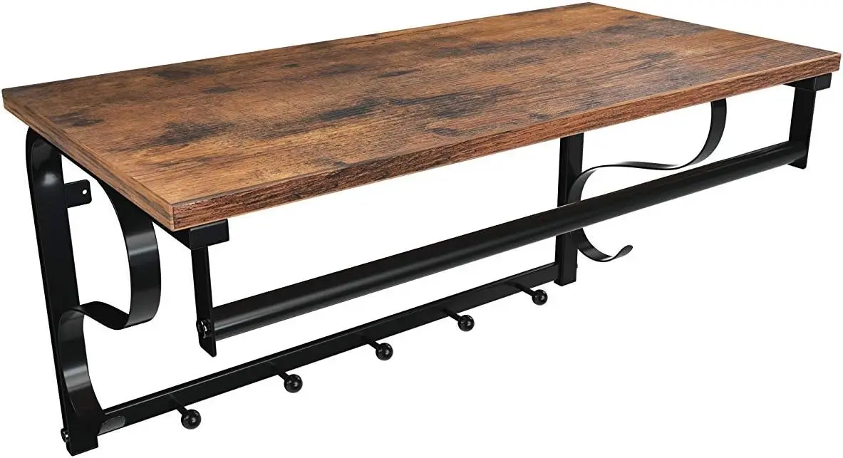 Вешалка Vasagle LCR11BX (Rustic Brown/Black) - 2