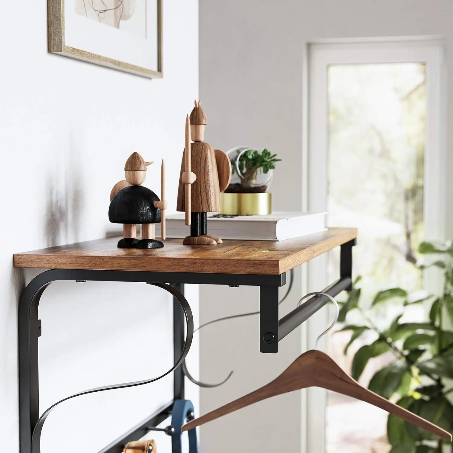 Вешалка Vasagle LCR11BX (Rustic Brown/Black) - 6