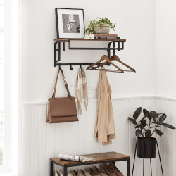 Вешалка Vasagle LCR12BX (Rustic Brown/Black)