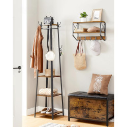 Вешалка Vasagle LCR80X (Rustic Brown/Black) Thumb