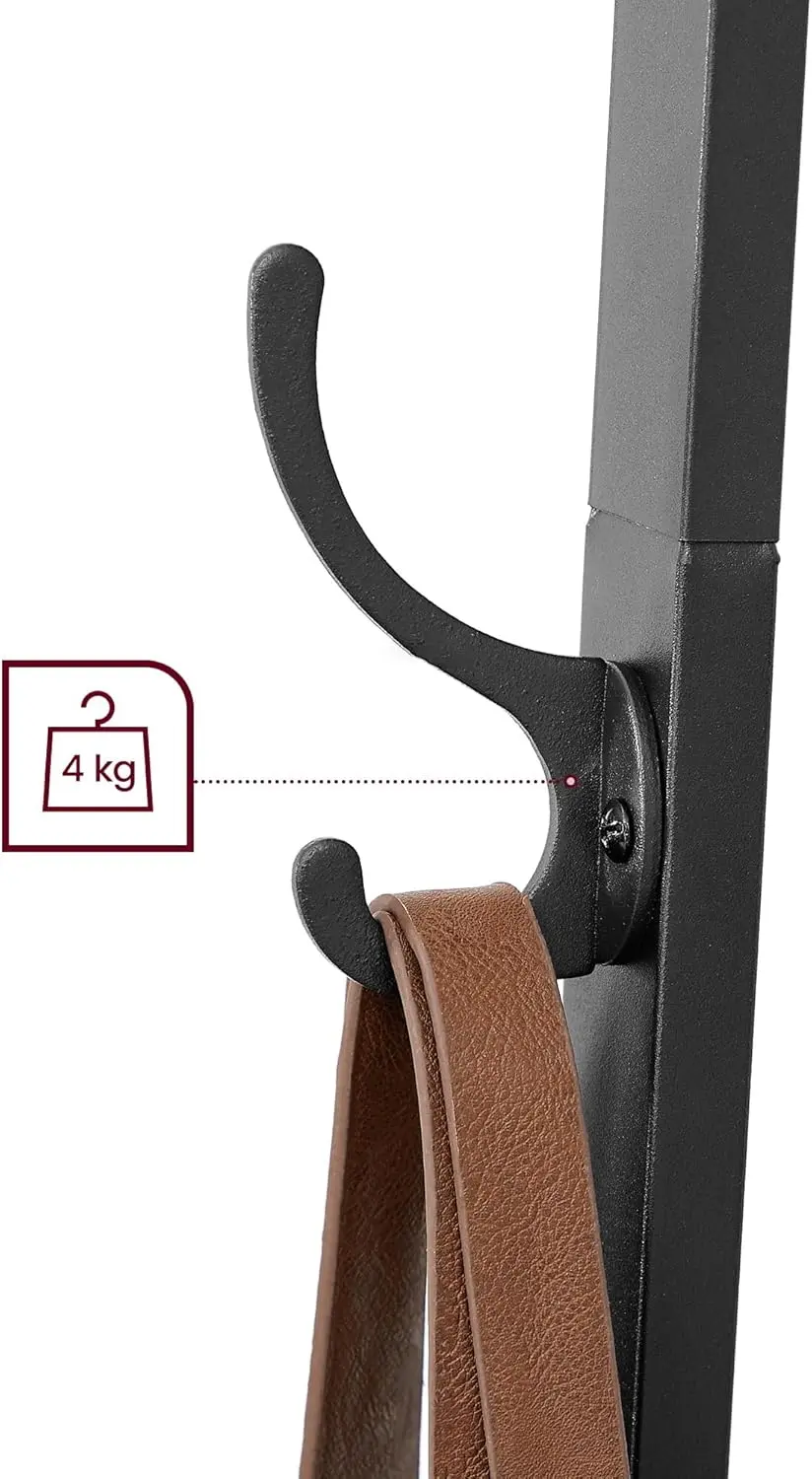 Вешалка Vasagle LCR80X (Rustic Brown/Black) - 5