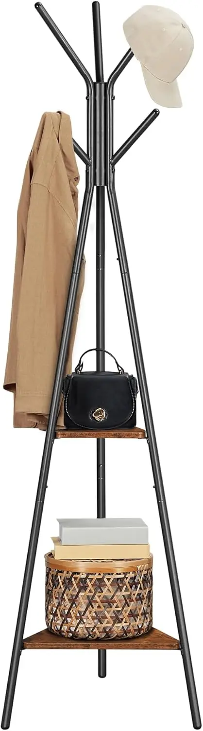 Вешалка Vasagle RCR16BX (Rustic Brown/Black) - 3