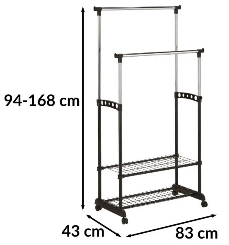 Вешалка Signal Nova II Bis (Chrome/Black)