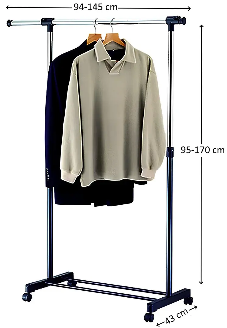 Вешалка Artex Portly 28.11.06 (Inox/Black)