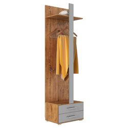 Cuier cu tumba BonMebel Magica San Marino (Bunratty/Gray Gloss)