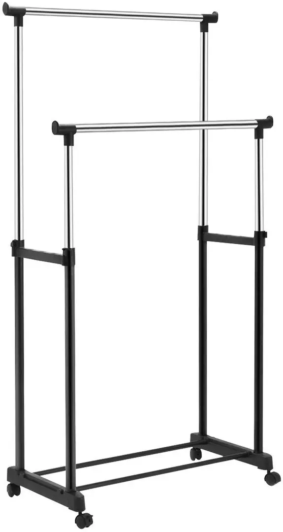 Вешалка Costway HW53832 (Black/Silver)