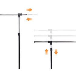 Вешалка Costway HW57040 (Black/Silver) Thumb