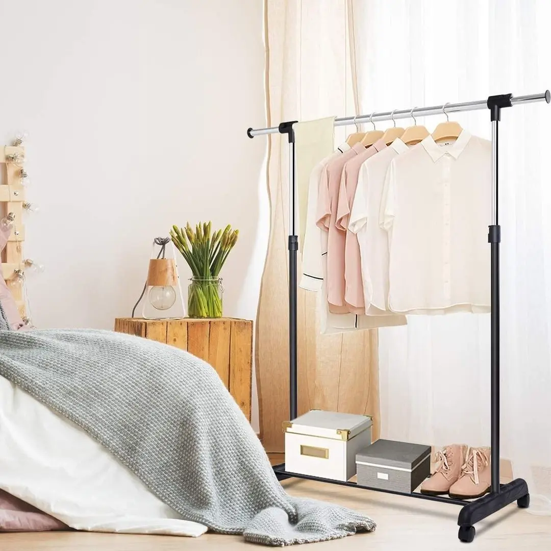 Вешалка Costway HW57040 (Black/Silver)