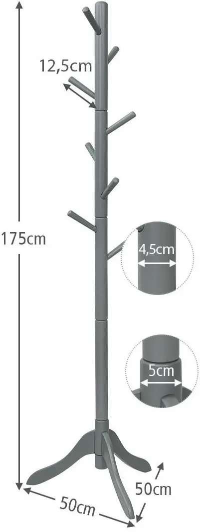 Cuier Costway HW65612GR (Grey)