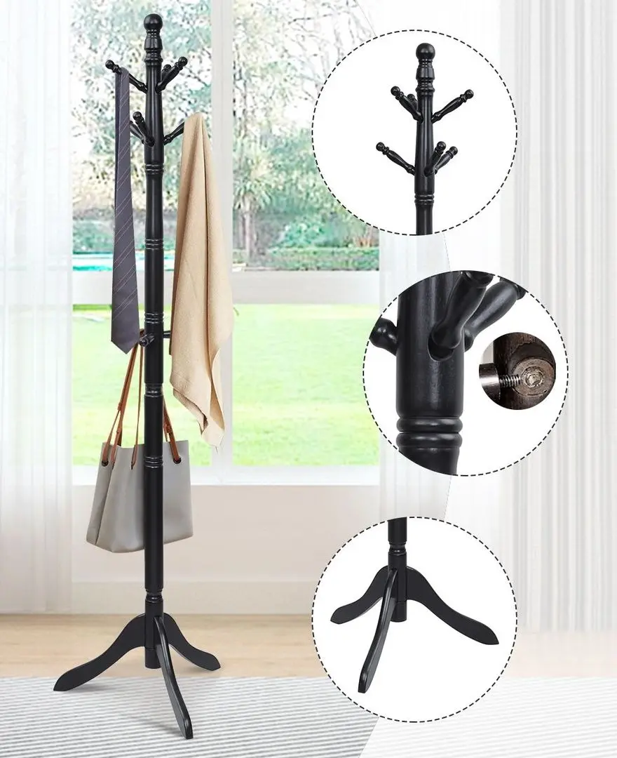 Вешалка Costway HW65614BK (Black)