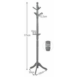 Вешалка Costway HW65614GR (Grey) Thumb