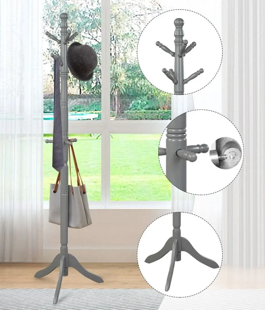 Вешалка Costway HW65614GR (Grey)