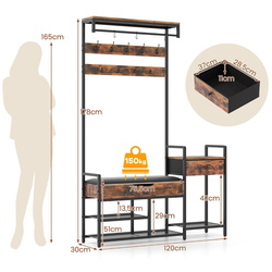 Cuier Costway JV12026BN (Rustic Brown) Thumb