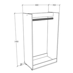 Вешалка Haaus Riz (White) Thumb