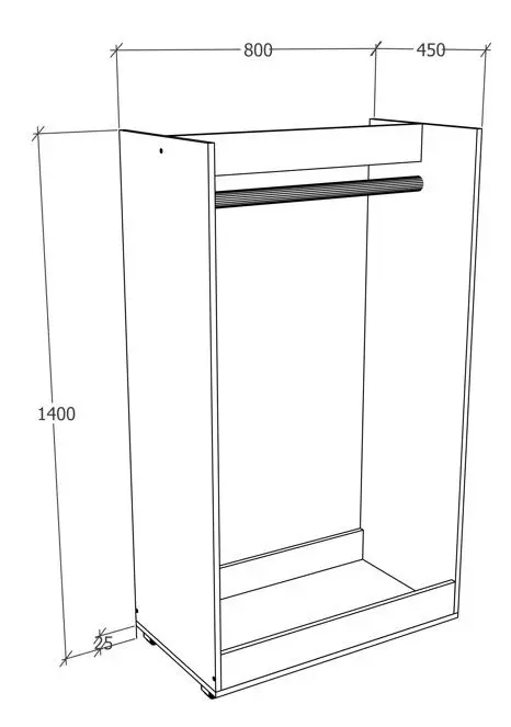 Вешалка Haaus Riz (White)