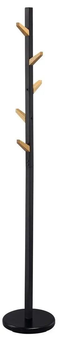 Вешалка Halmar W66 (Black/Natural Oak)