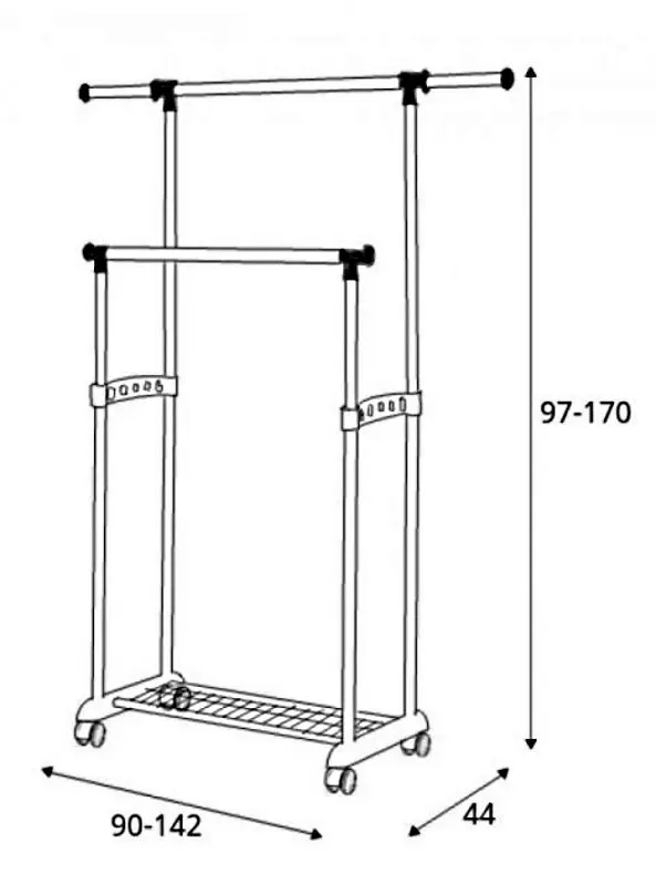 Вешалка Halmar WU11 (Black)