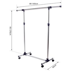 Стойка для одежды HomCom 03-0010 (Silver) Thumb