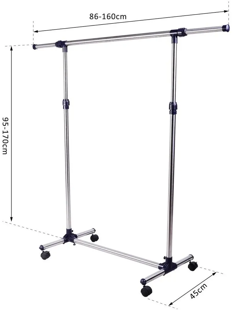 Стойка для одежды HomCom 03-0010 (Silver)