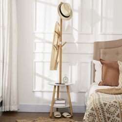 Cuier Homcom 837-306V00ND 39x171 cm (White/Oak)