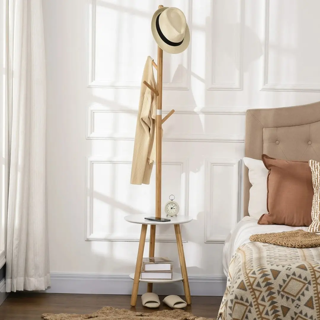 Cuier Homcom 837-306V00ND 39x171 cm (White/Oak)