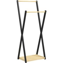 Cuier Homcom 837-458V00ND 61x45x152 cm (Natural Wood/Black) Thumb