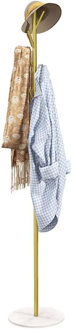 Cuier Homcom 837-507V00GD 32x164 cm (Gold/White)