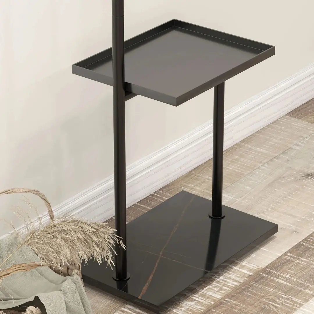 Вешалка Homcom 837-509V00BK 45x28x148 cm (Black) - 5