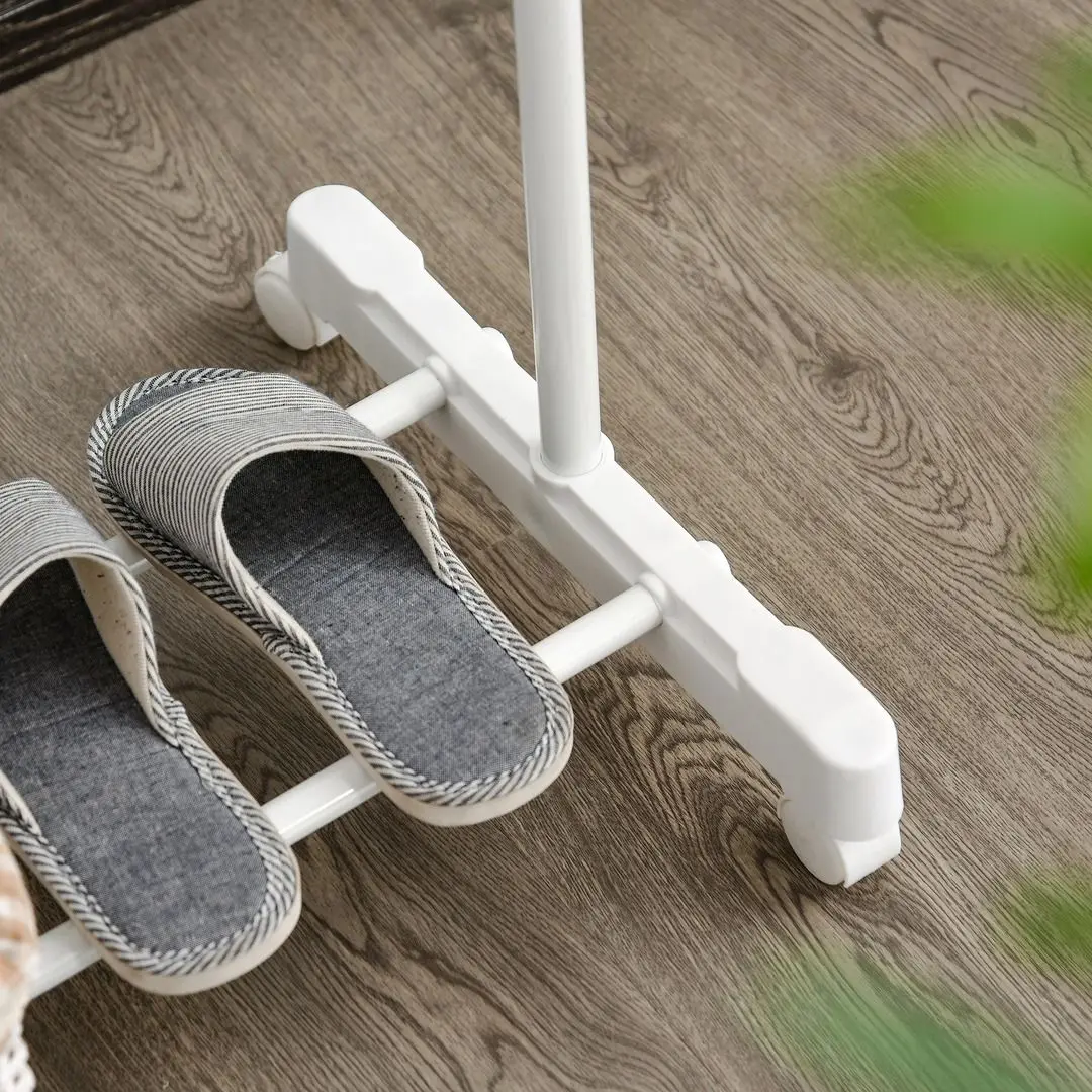 Cuier Homcom 850-116 68x42x145 cm (White/Silver)