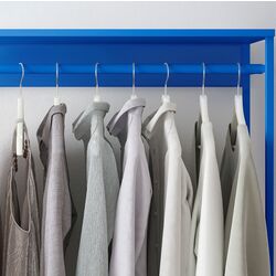 Стойка для одежды Ikea Platsa 80x40x120 (Синий) Thumb