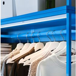 Стойка для одежды Ikea Platsa 80x40x120 (Синий) Thumb