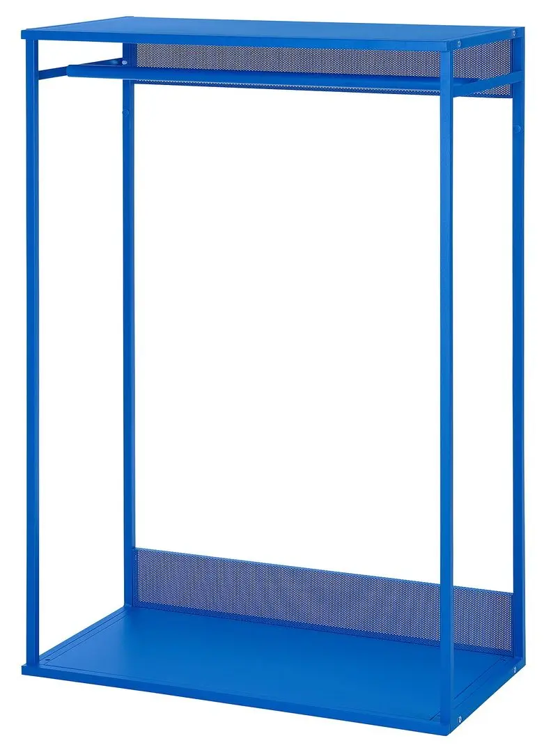 Стойка для одежды Ikea Platsa 80x40x120 (Синий)