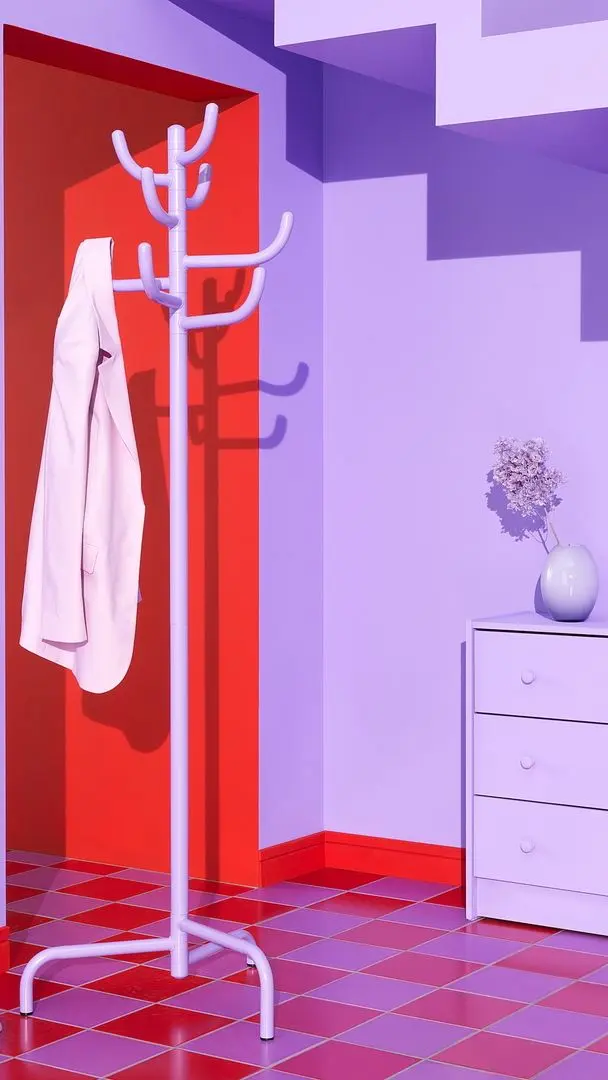 Вешалка Ikea Bondskaret 175cm (Сиреневый)
