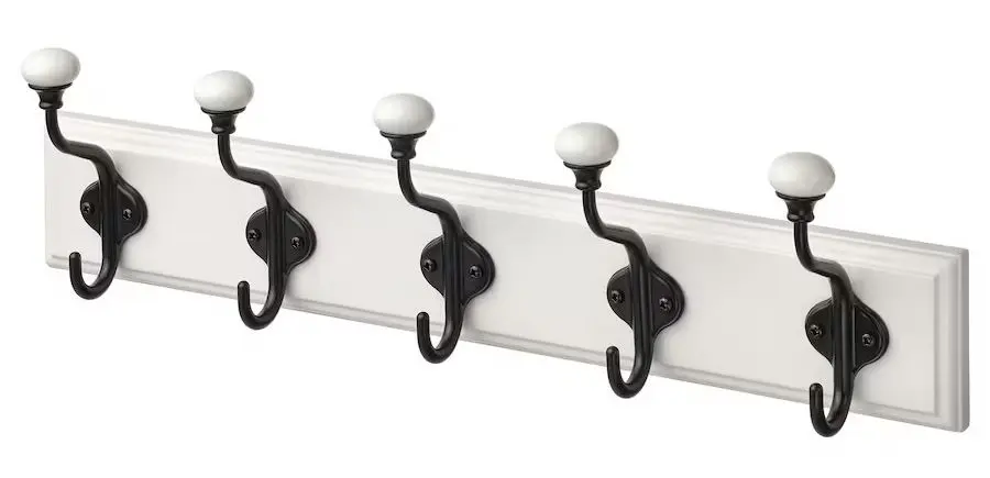 Cuier Ikea Landkrabba 50cm (Alb/Negru)