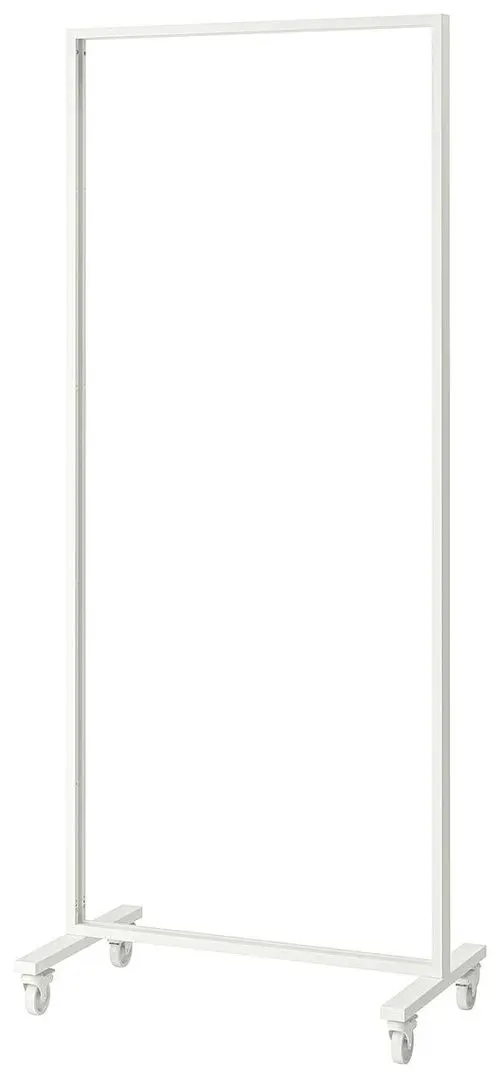 Cuier Ikea Nittzon bara/roti 85x205 (Alb)