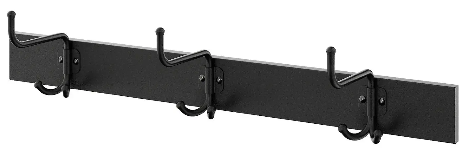 Cuier Ikea Pinnig (Negru)