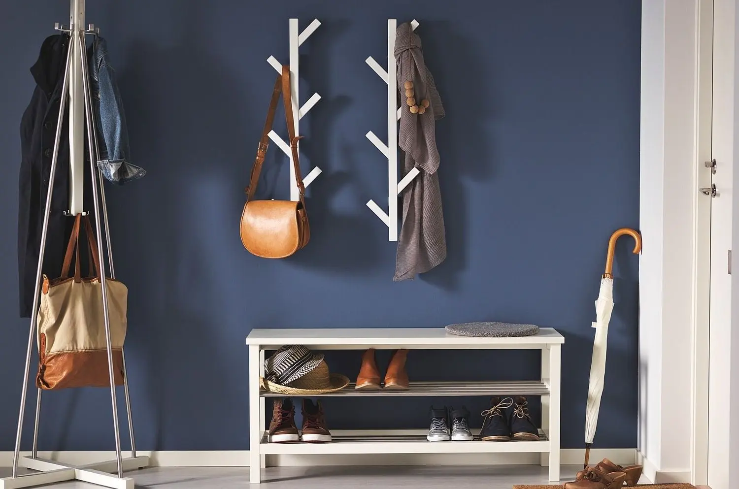 Вешалка Ikea Tjusig 78см (Белый)