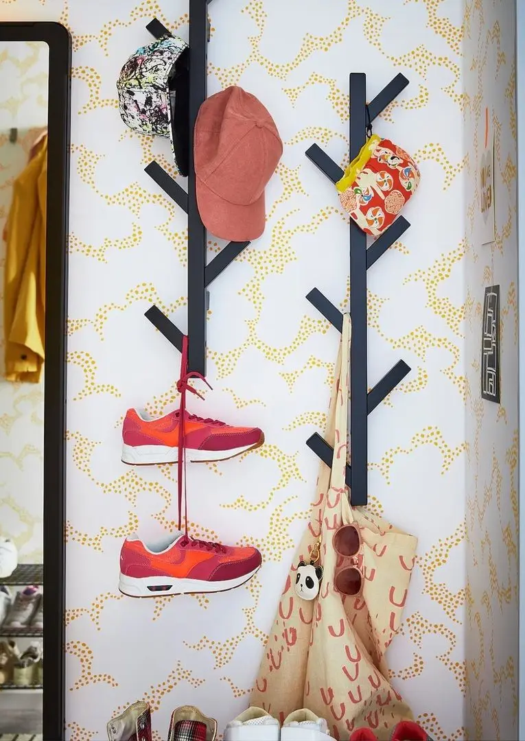 Вешалка Ikea Tjusig 78см (Черный)